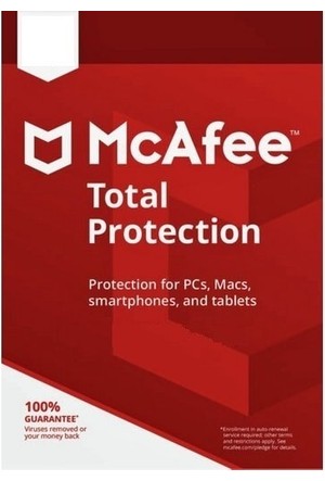 McAFEE Total Protection 1 Cihaz 3 Yıl
