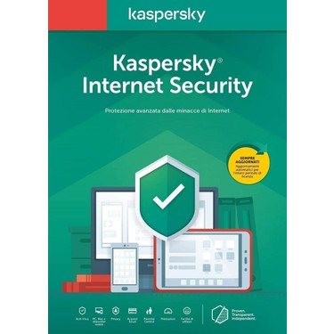 Kaspersky Internet Security 1 Kullanıcı 1 Yıl
