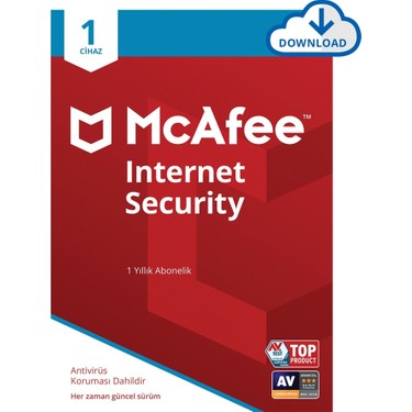 Mcafee Internet Security 1 Pc 1 Yıl
